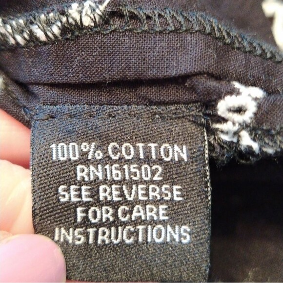 J. Peterman Company Eyelet Embroidery Duster Caftan Dress Size L - Picture 10 of 12